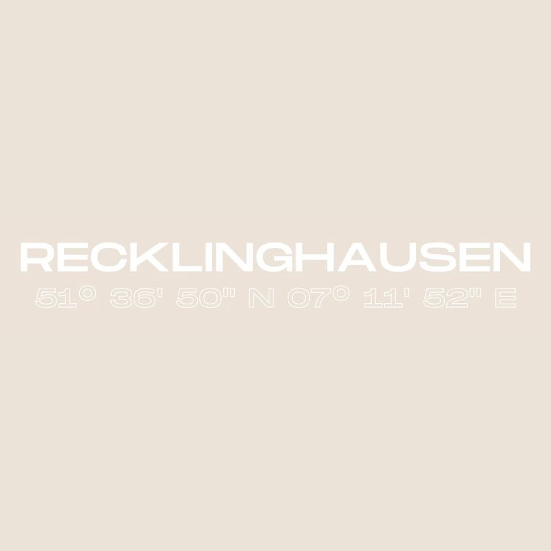 Recklinghausen coordinates