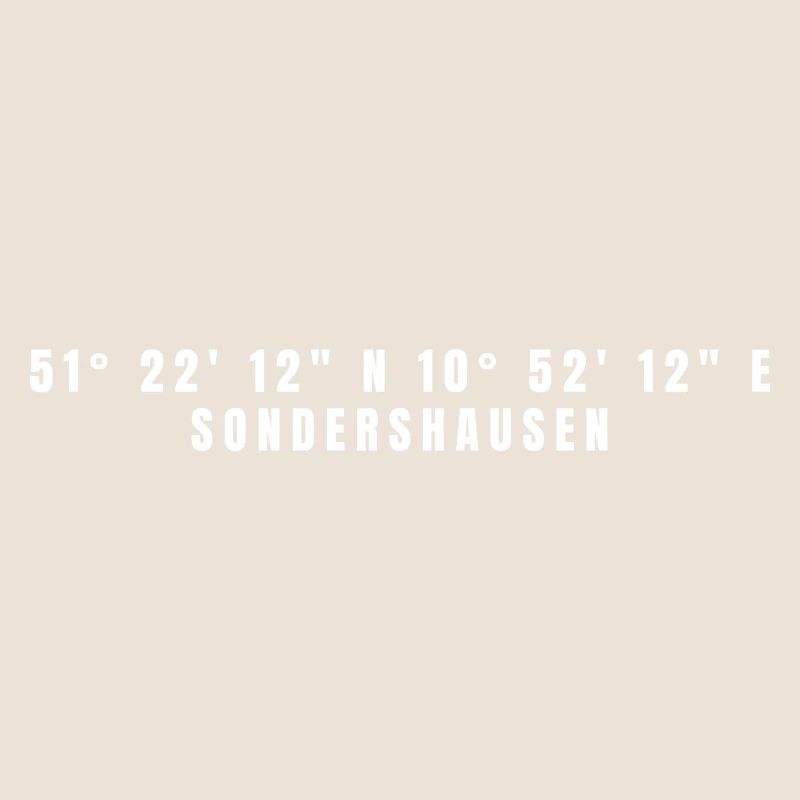 Sondershausen, Thuringia Coordinates