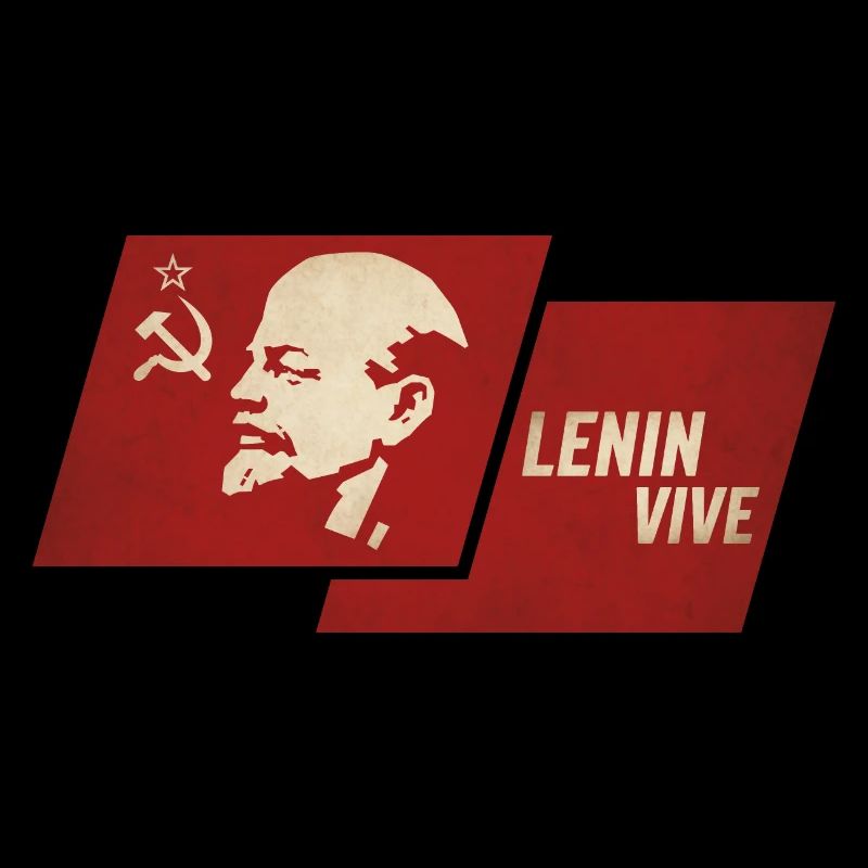 Lenin Lives Flag