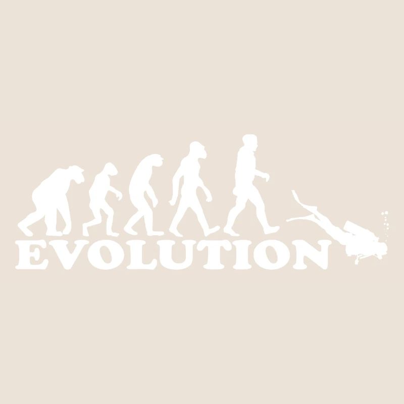 Evolution Diving Diver Diving Gift Idea