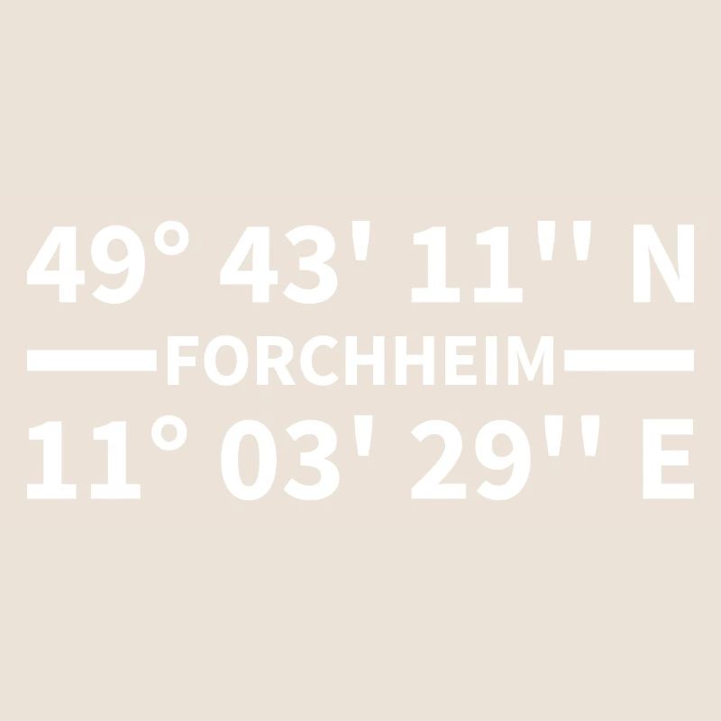 Forchheim coordinates
