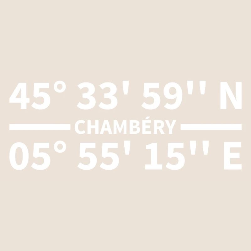 Coordonnées de Chambéry