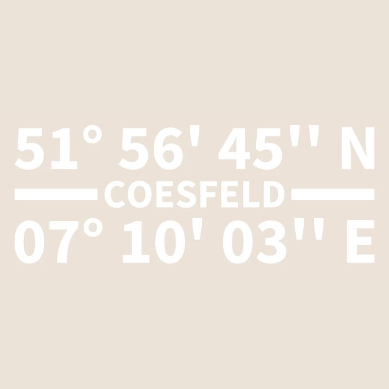 Coesfeld coordinates