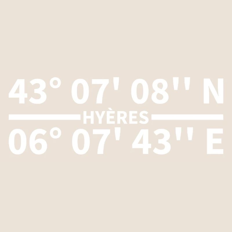 Coordonnées de Hyères
