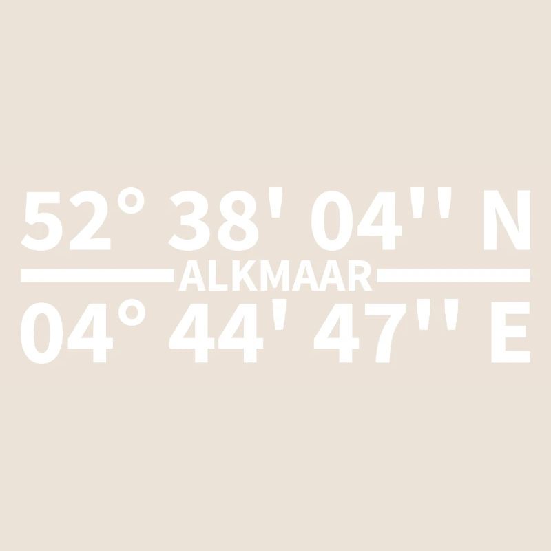 Coordonnées d’Alkmaar