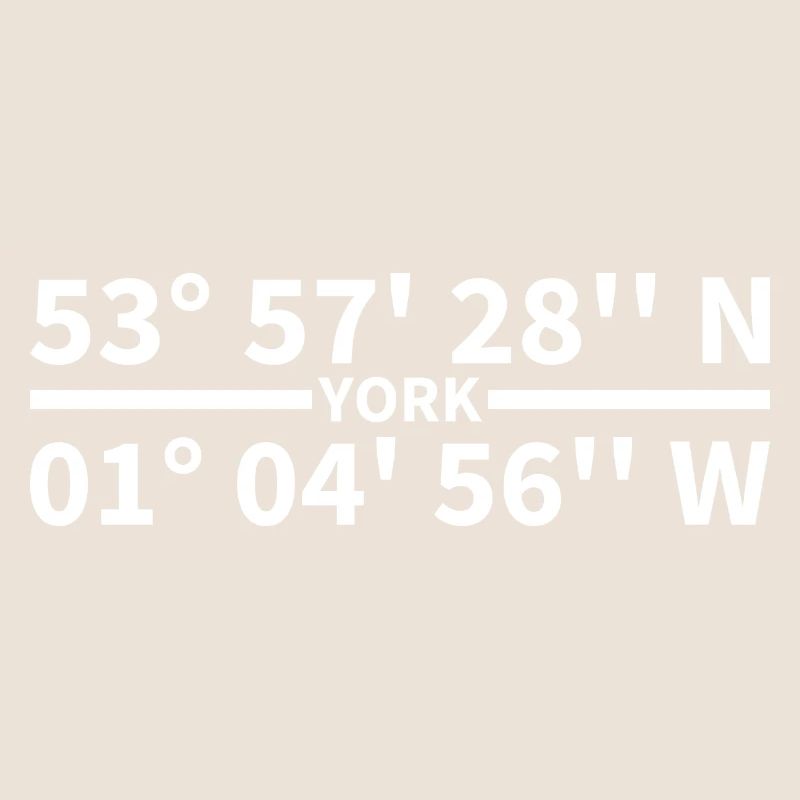 York coordinates