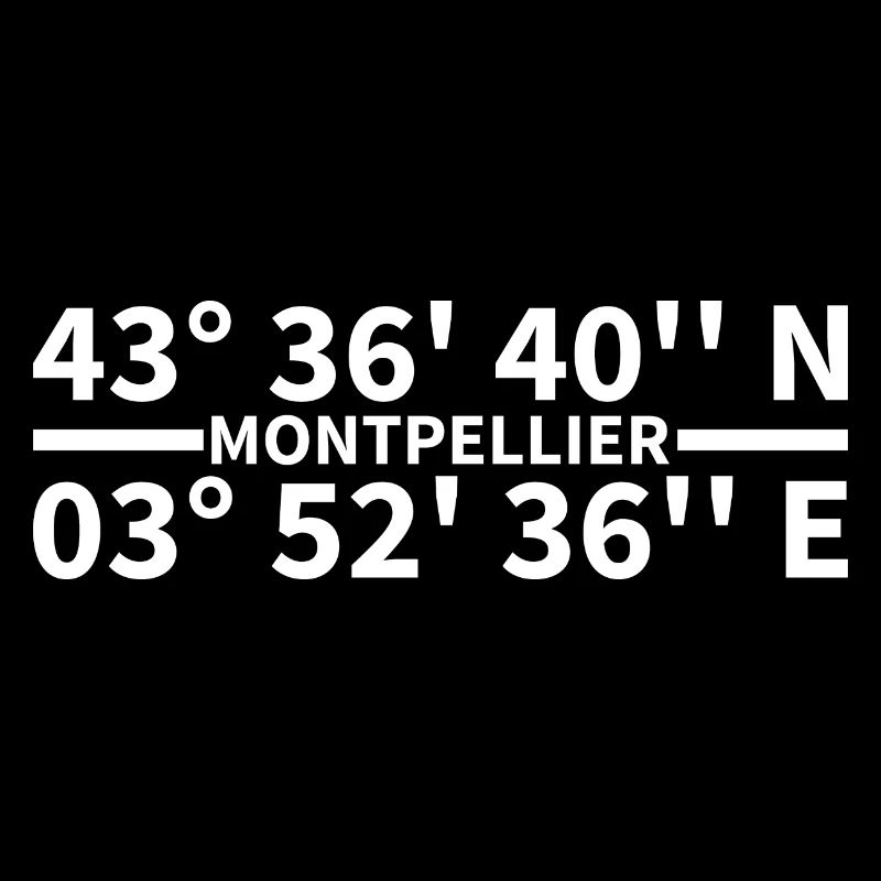 Coordonnées de Montpellier