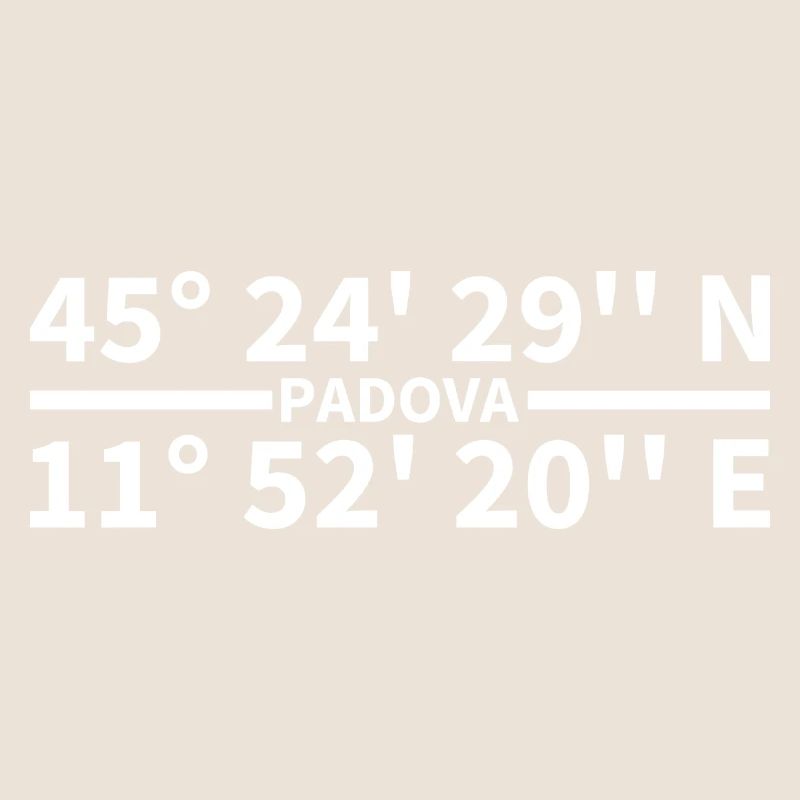 Padova coordinates