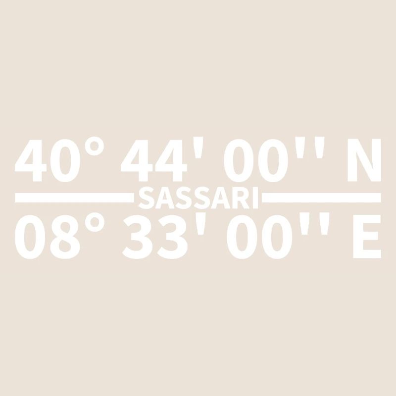 Sassari coordinates