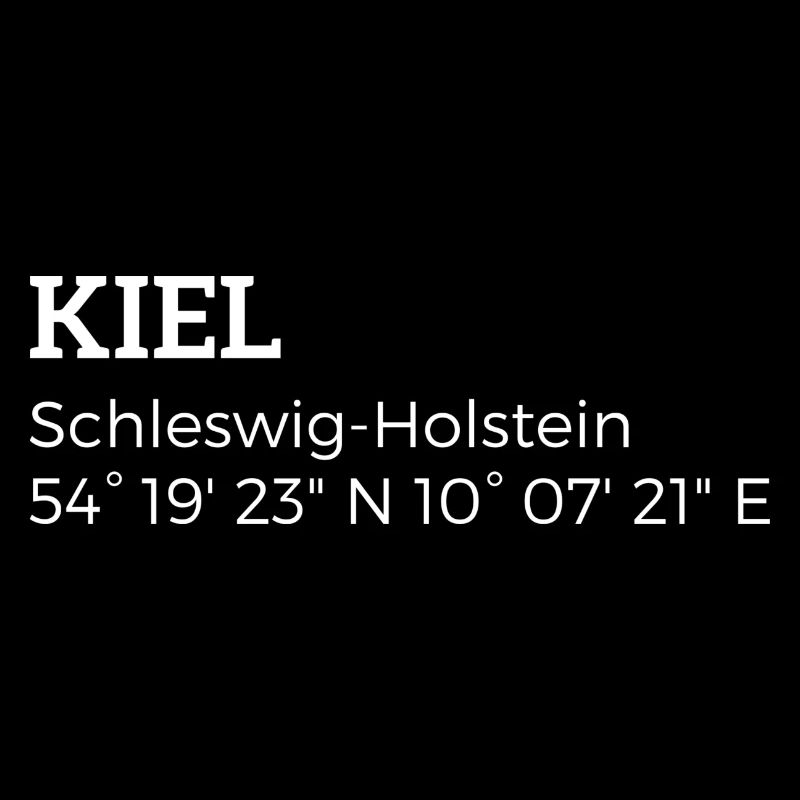 Coordonnées de Kiel Schleswig-Holstein