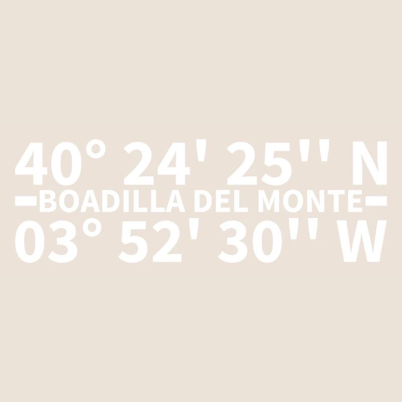 Coordonnées de Boadilla del Monte