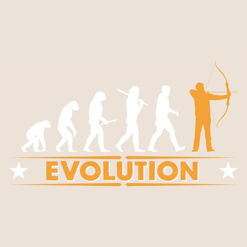 Evolution de tir à l’arc - orange/blanc