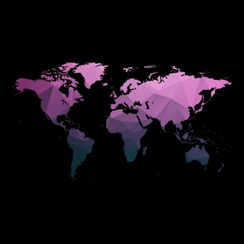 World map "Triangle"