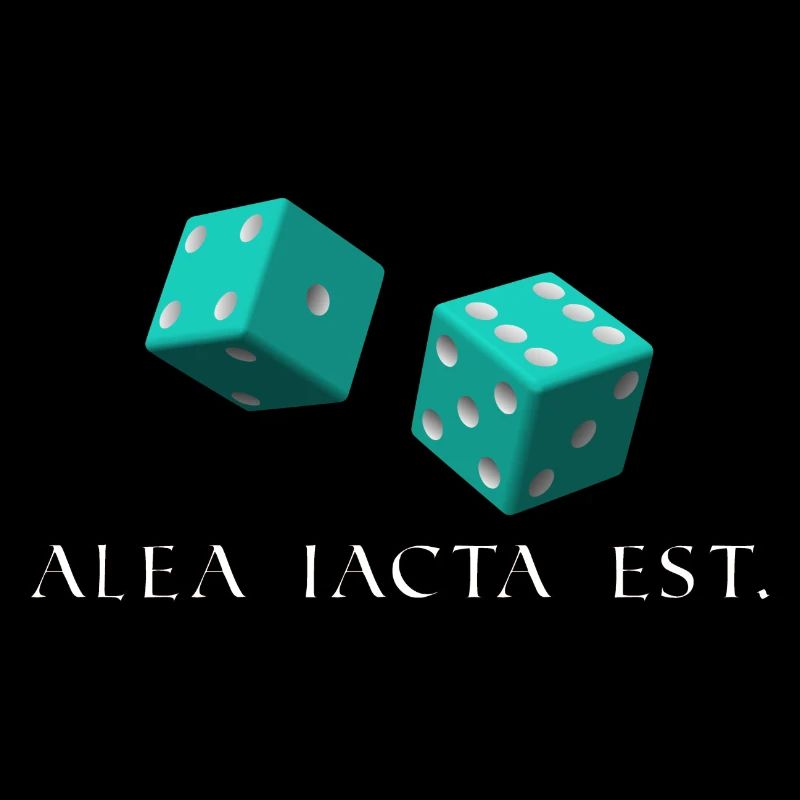 the cubes have fallen in latin