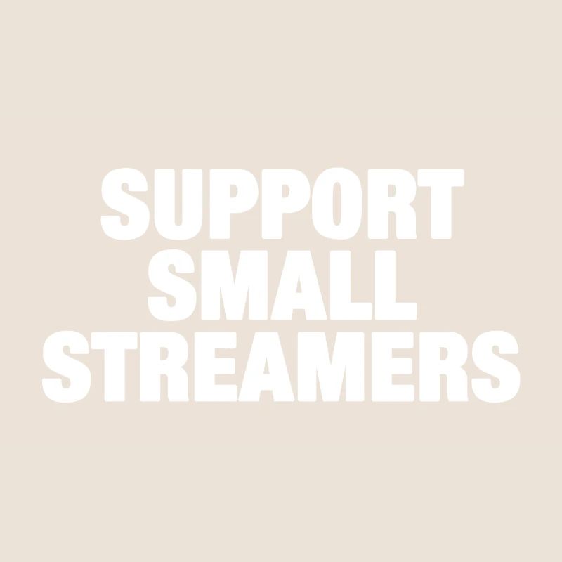 Support Small Streamers (white)