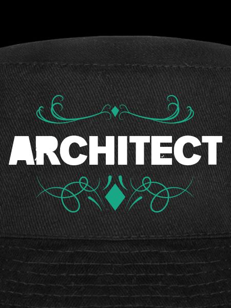 Architect font with ornaments