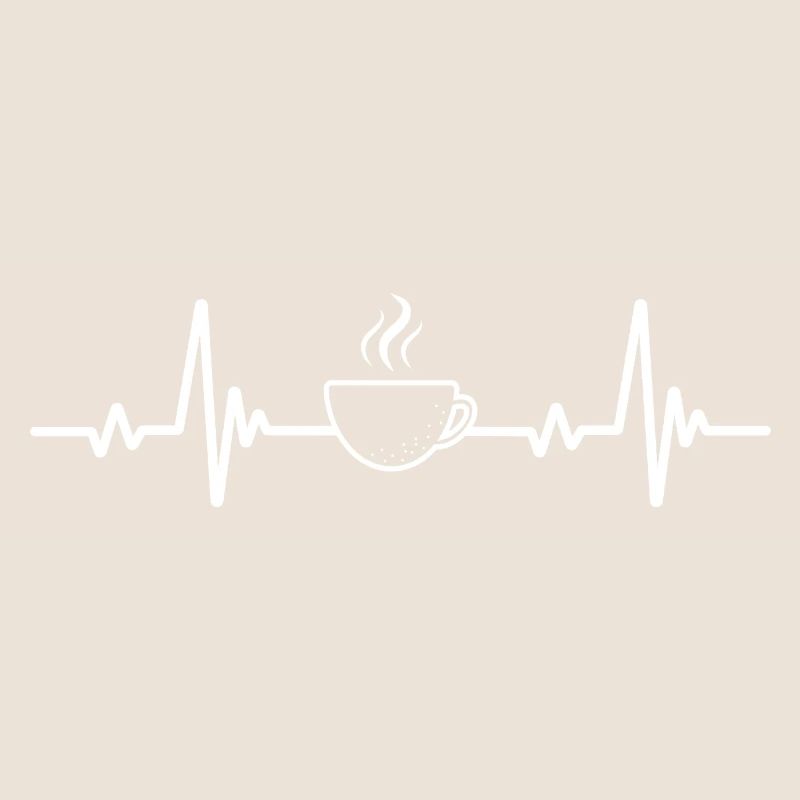 Kaffee Herzschlag Puls - Café