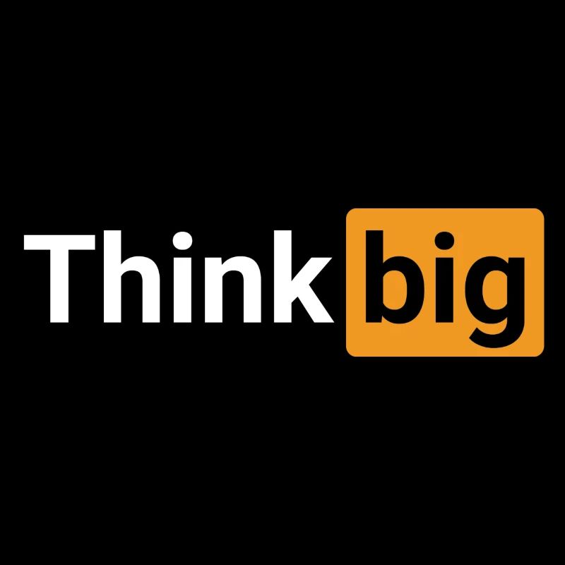 Think big (white)