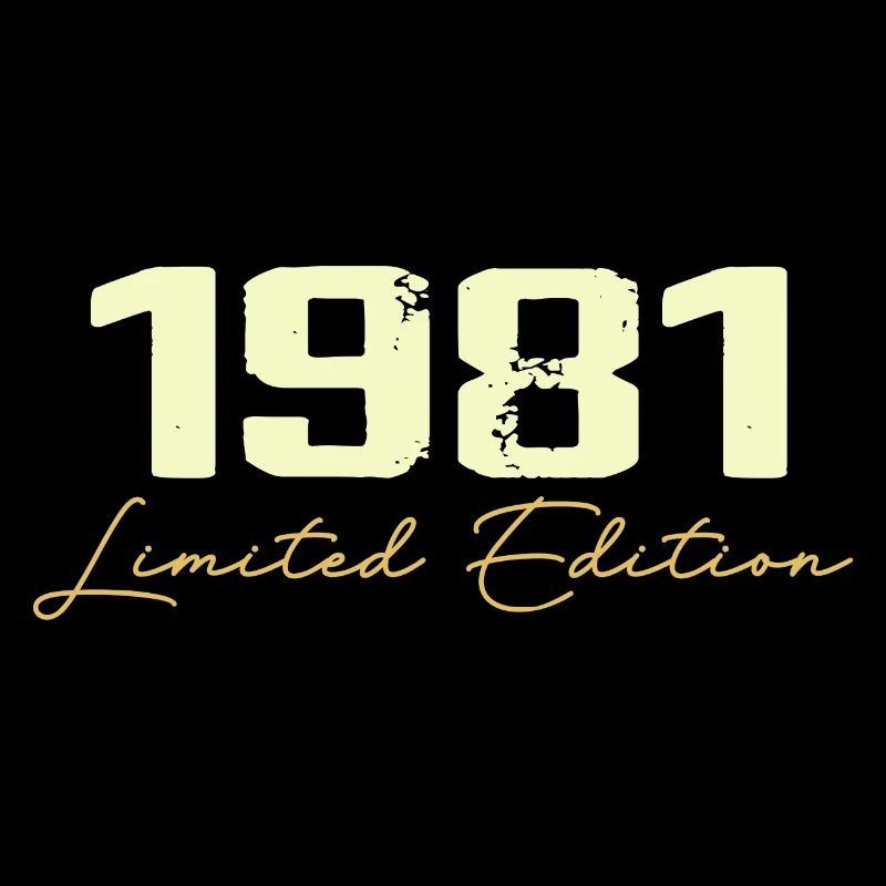 1981 Limitierte Auflage - 1981 Geburtstagsgeschenk