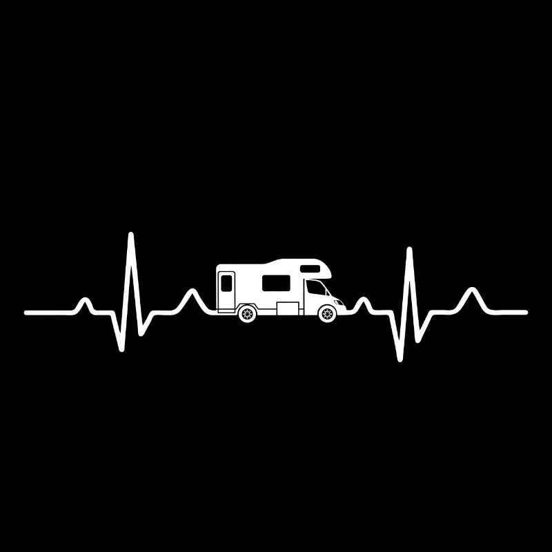 Wohnmobil Herzschlag Camping Geschenk