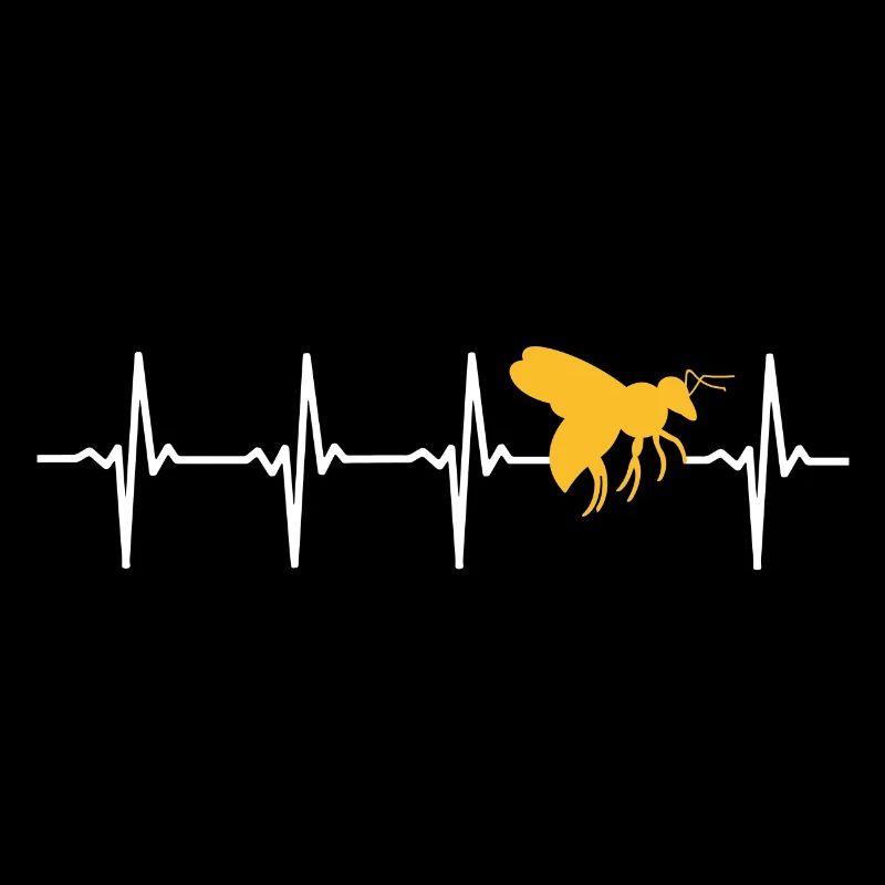 Heartbeat Bee Beekeeper Honey Bees