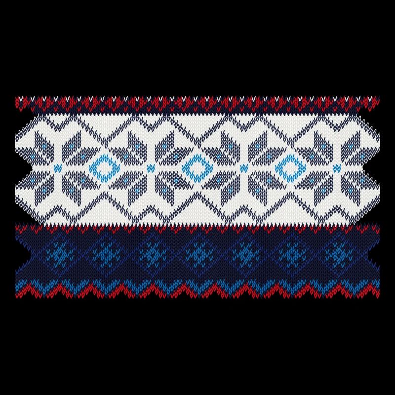 Motif de pull norvégien