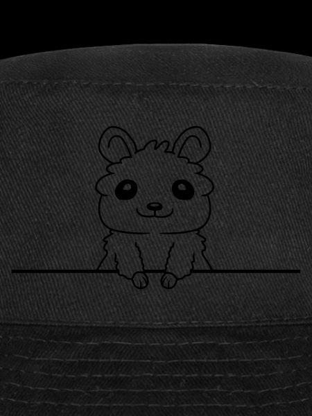Derrière le mur hamster drôle