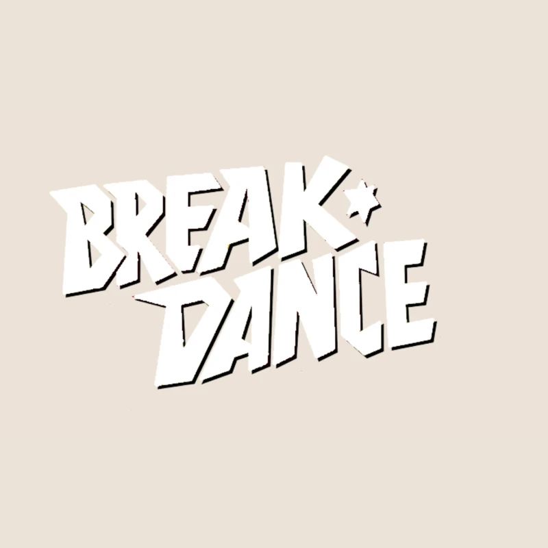 Dance Style Breakdance Lettering