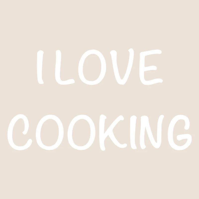 Ich liebe Kochen – handschriftlich