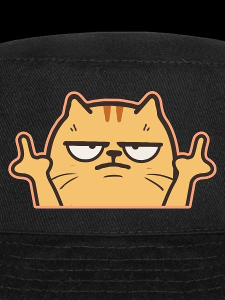 Mittelfinger Katze
