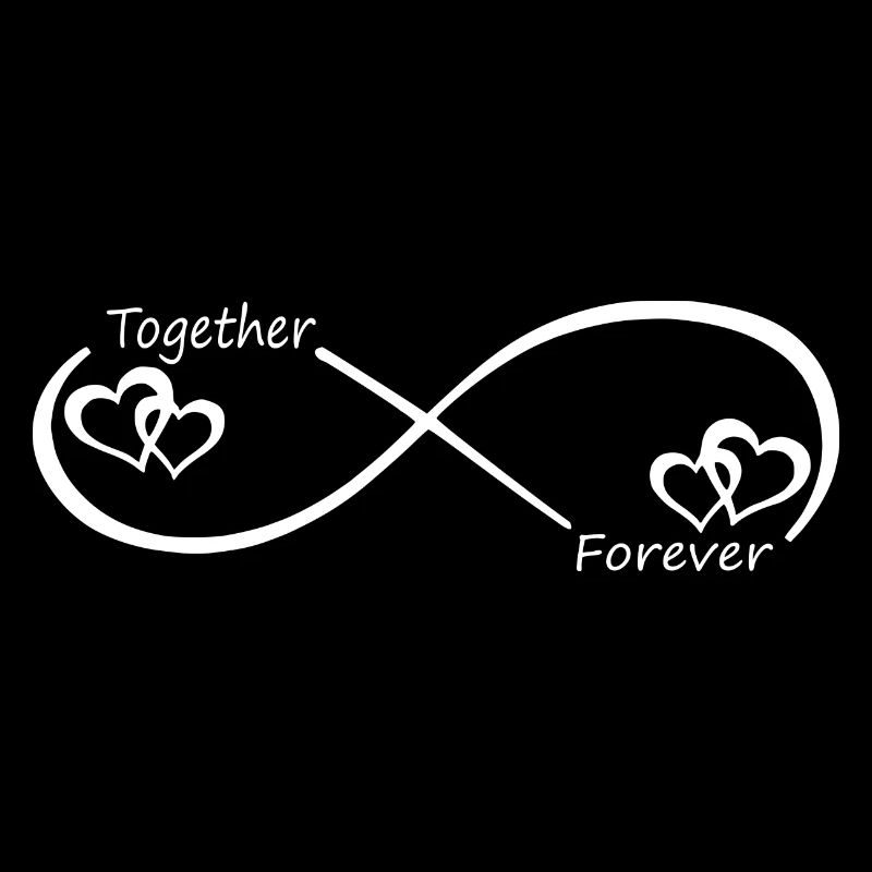 Infinity Ensemble pour toujours coeur - blanc