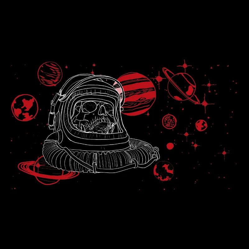 Mute cry in space, white