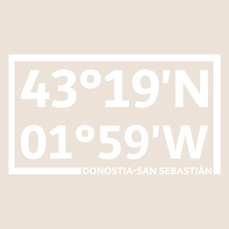 Donostia-San Sebastián coordinates
