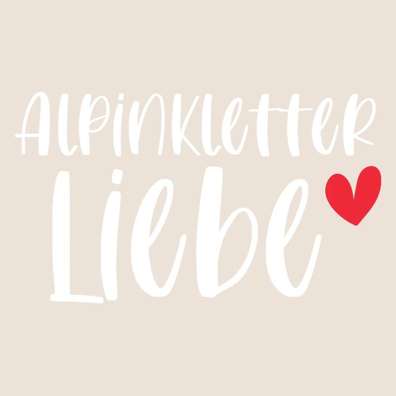 Klettern Alpinklettern Liebe Berge Geschenk