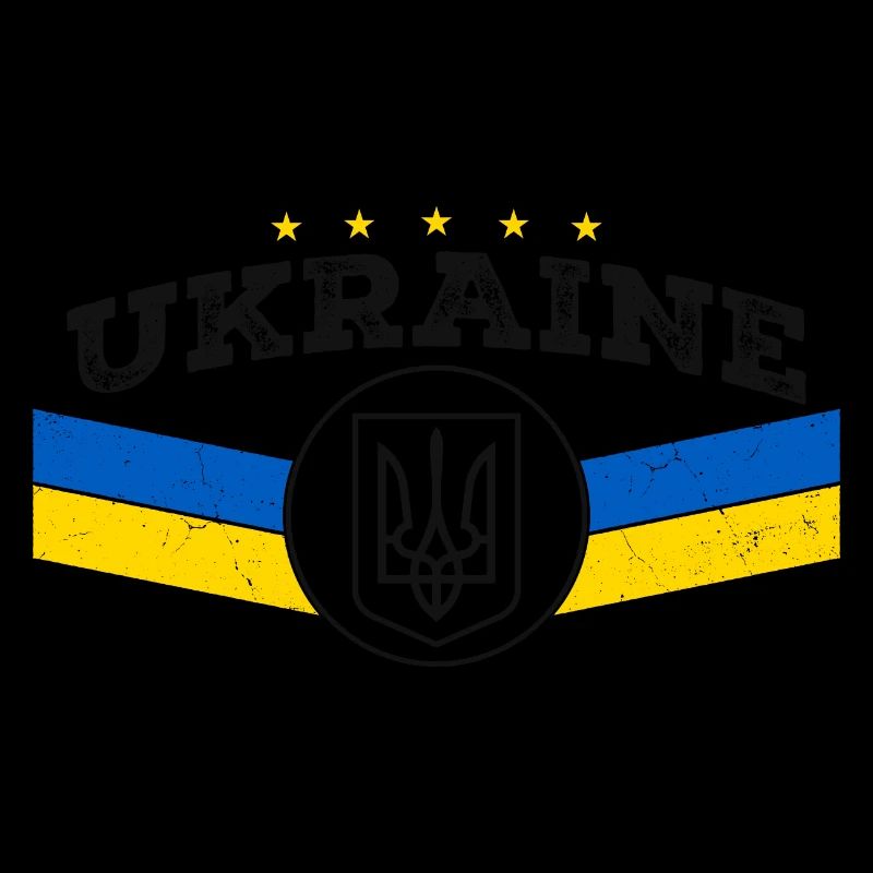 Ukraine Trident - Symbole ukrainien Tryzub