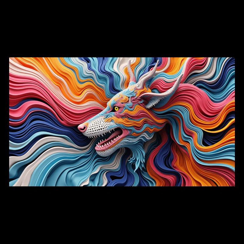 Create A Print In 3D Hyper Realistic