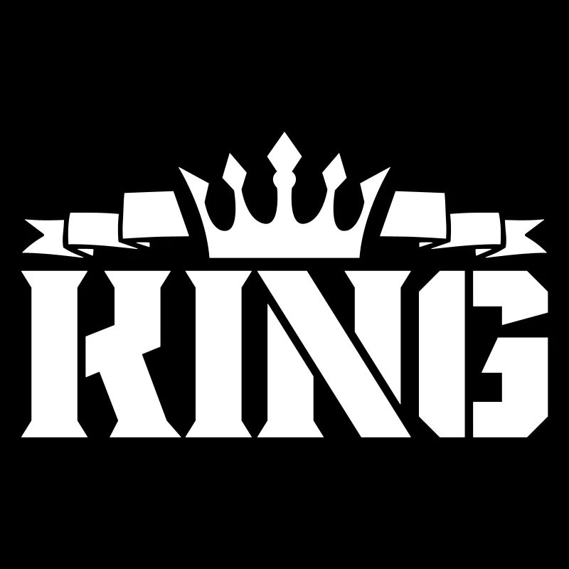 KINGS Crown Bold Typo Print
