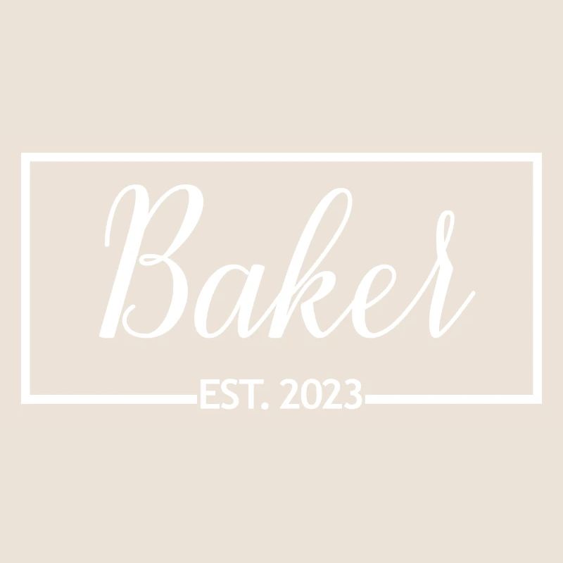 Baker Est. 2023 Backen Gebäck Future Baker Geschenk