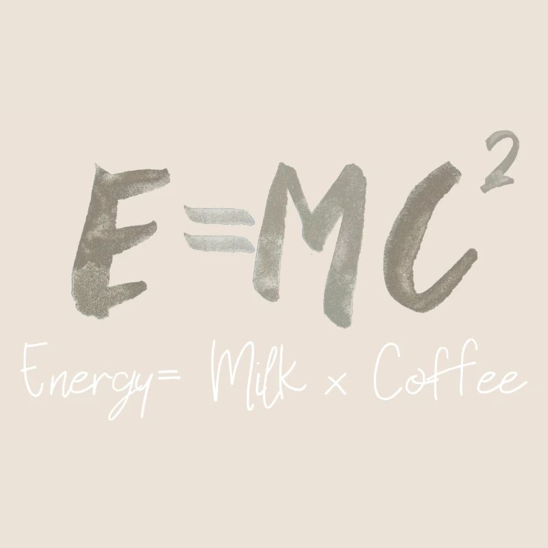 E MC2 Energy Physics Science Saying Font