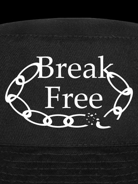 Break Free - lettrage avec image