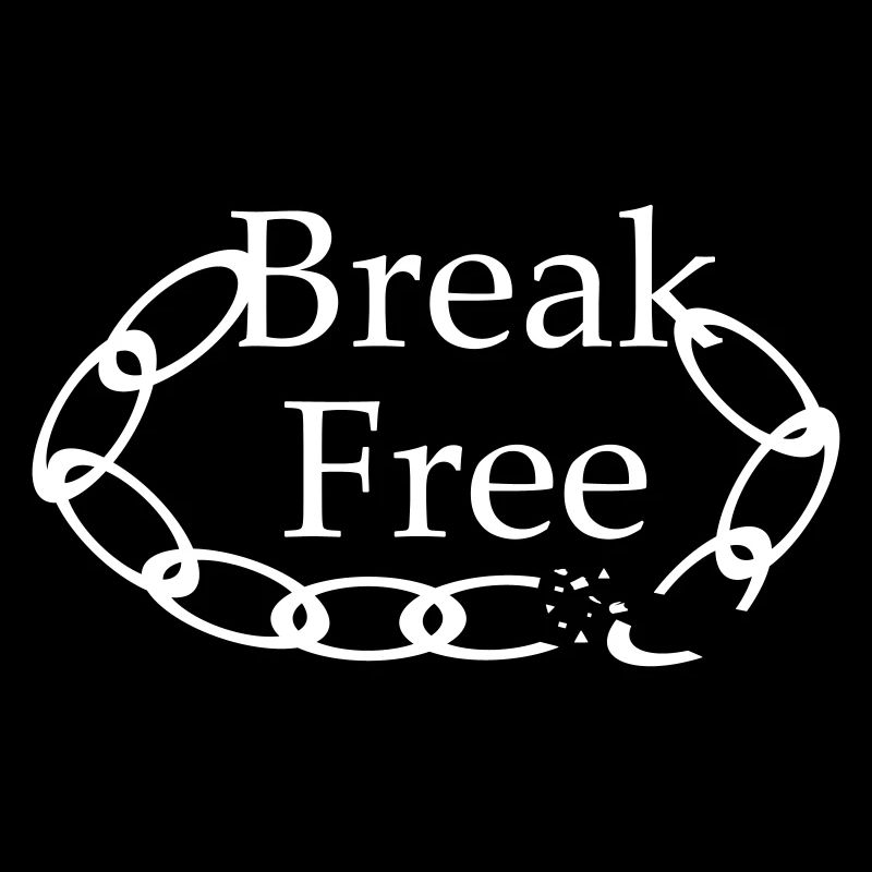 Break Free - lettrage avec image