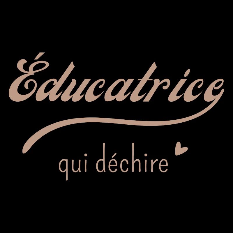 Éducatrice qui déchire