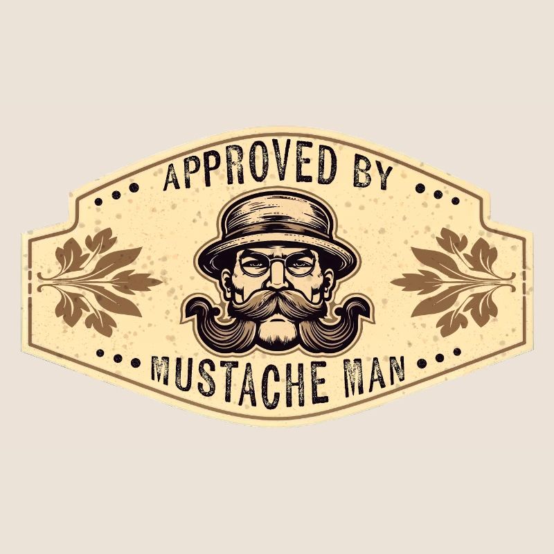Genehmigt von Mustache Man