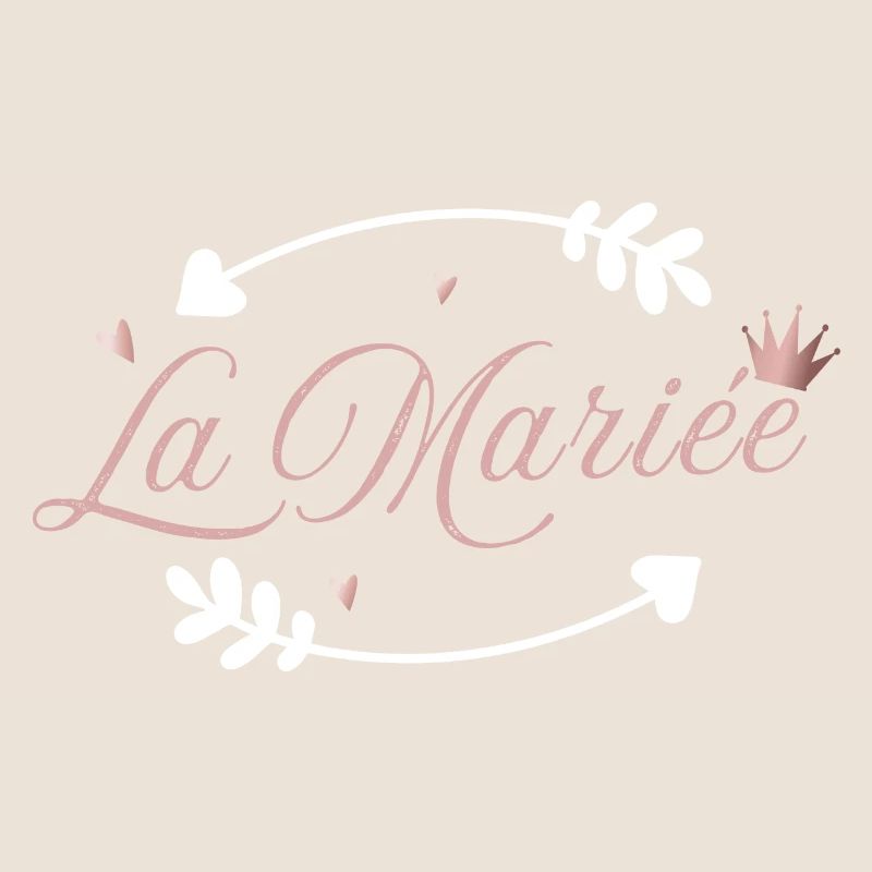 la mariée rose flèche