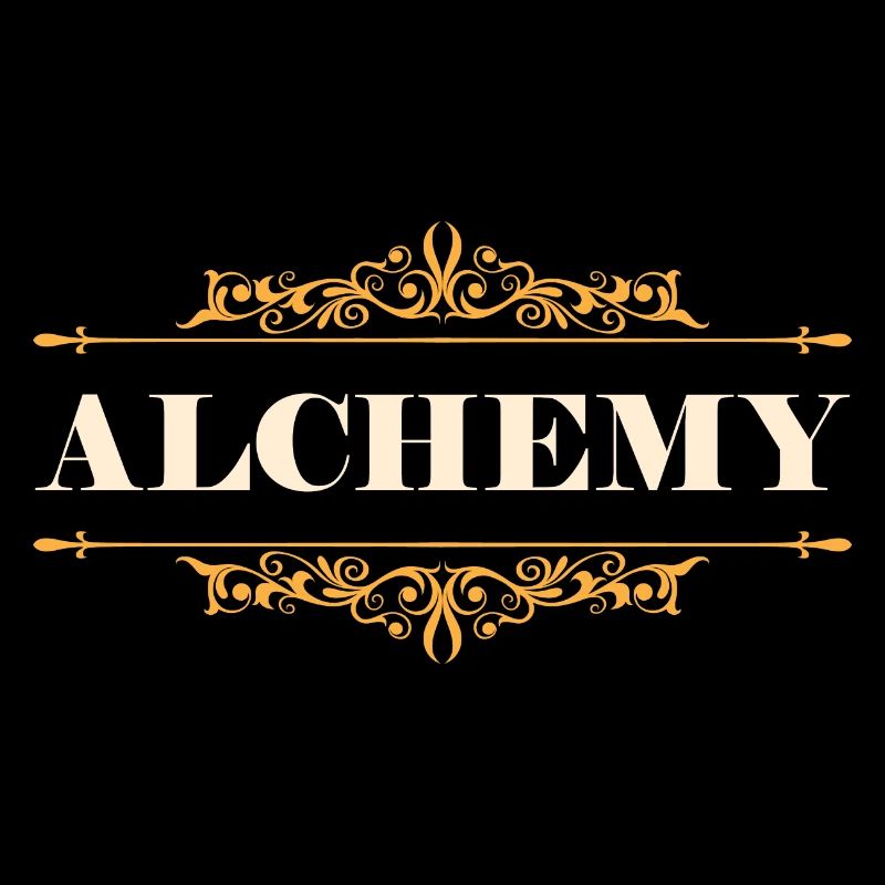 Alchemy lettering