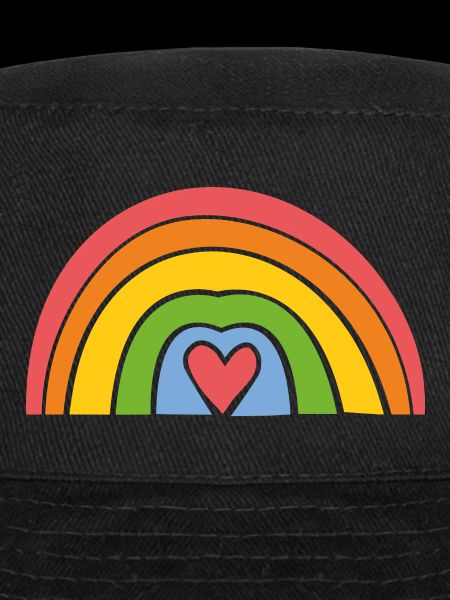 Rainbow with heart
