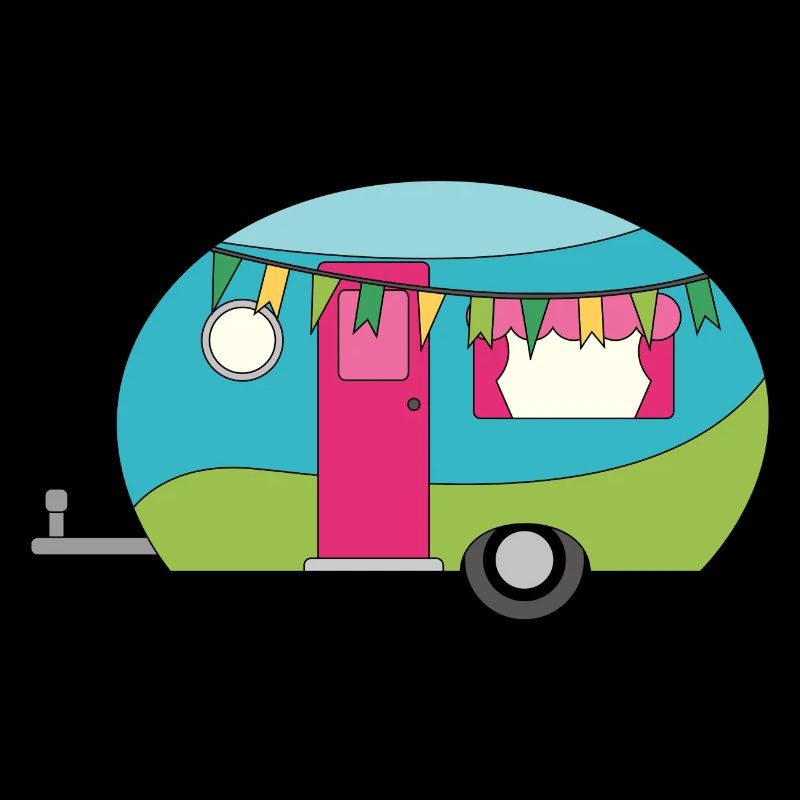 Caravane Camping Drôle