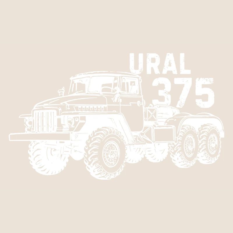 Ural 375 Driver Soviet Profession USSR
