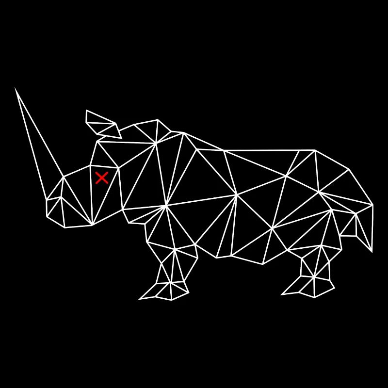Rhino blanc minimal moderne SVENPAINT