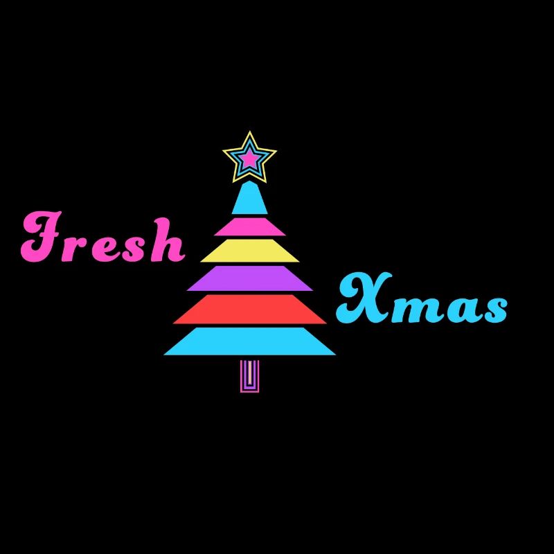 Fresh Xmas - 80's Weihnachts Design
